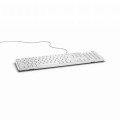 DELL Keyboard : US-Euro (Qwerty) Dell KB216 Quietkey USB, White - 860093