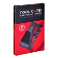 Multitool AZYMUT TOOL CARD karta wielofunkcyjna - 13 narzędzi + etui, 85/53 mm (H-O200930TC) - 1609977