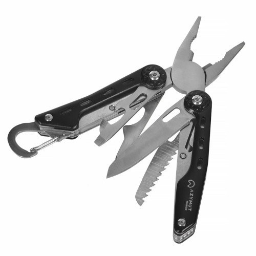 Multitool AZYMUT Turon - 10 narzędzi + karabińczyk +kabura do pasa (H-P224108) - 1613572