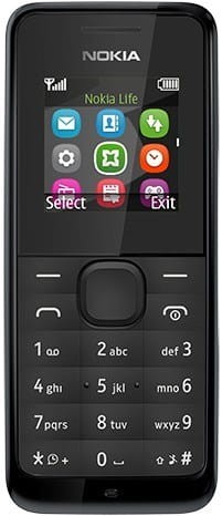 Telefon Nokia 105 Czarny - 1808585