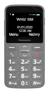 Telefon komórkowy Panasonic KX-TU160EXG Szary