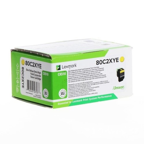 Lexmark Toner 80C2XYE Yellow - 1594576