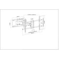 MANHATTAN UCHWYT ŚCIENNY TV LED/LCD 37-90 CALI 75K - 1177615