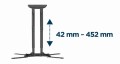 GEMIRD UCHWYT ŚCIENNY REGULOWANY LCD 32"-60" VESA MAX 400 X 400MM, DO 36KG - 1633170