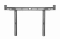GEMBIRD UNIWERSALNE STALOWE UCHWYTY/WSPORNIKI ŚCIENNE, CZARNE, MONTOWANE NA ŚCIANIE DO 10KG - 1745759