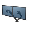 Fellowes Ergonomia  ramię na 2 monitory - seria Platinum, czarne - 1545777