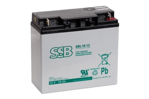 SSB BATTERY AKUMULATOR AGM 18AH 12V ŻYWOTNOŚĆ 10-12LAT - 1493843