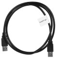 Kabel USB 2.0 Lanberg AM-AM 1m czarny - 1806397