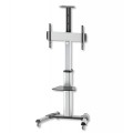 Stojak mobilny Techly 37"-70", 50kg regulowany, z półką - 1131648