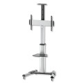 Stojak mobilny Techly 37"-70", 50kg regulowany, z półką - 1311638
