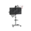 Stojak mobilny Techly 37"-70", 50kg regulowany, z półką - 1131649