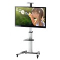Stojak mobilny Techly 37"-70", 50kg regulowany, z półką - 1464488