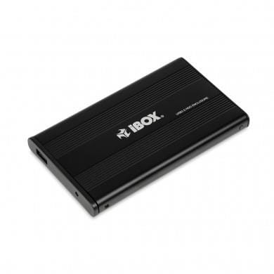Obudowa na dysk iBOX HD-01 2.5" USB 2.0 czarna, aluminium - 726047