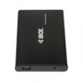 Obudowa na dysk iBOX HD-01 2.5" USB 2.0 czarna, aluminium - 726048