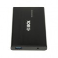 Obudowa na dysk iBOX HD-02 2.5" USB 3.0 czarna, aluminium - 726157