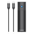 Obudowa na dysk Orico PWM2-G2-BK-EP M.2 NVMe USB-C 10 Gbps czarna - 1485133