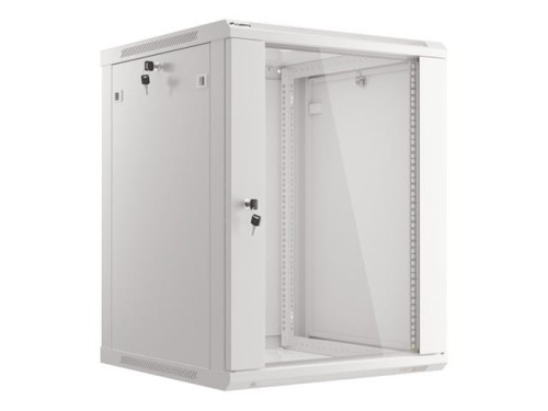 Szafa instalacyjna wisząca 19" 15U 600x600 szara Lanberg (flat pack) - 1128895