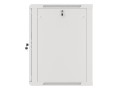 Szafa instalacyjna wisząca 19" 15U 600x600 szara Lanberg (flat pack) - 1128897