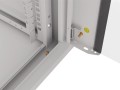 Szafa instalacyjna wisząca 19" 6U 570x600 szybki montaż szara Lanberg (flat pack) - 1128937