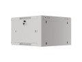 Szafa instalacyjna wisząca 19" 6U 570x600 szybki montaż szara Lanberg (flat pack) - 1128941