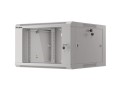 Szafa instalacyjna wisząca 19" 6U 570x600 szybki montaż szara Lanberg (flat pack) - 1128934