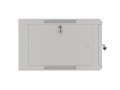 Szafa instalacyjna wisząca 19" 6U 570x600 szybki montaż szara Lanberg (flat pack) - 1128938