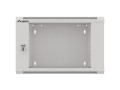 Szafa instalacyjna wisząca 19" 6U 570x600 szybki montaż szara Lanberg (flat pack) - 1128932