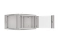 Szafa instalacyjna wisząca 19" 6U 570x600 szybki montaż szara Lanberg (flat pack) - 1128931