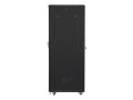 Szafa instalacyjna stojąca 19" 42U 600x1000 czarna Lanberg (flat pack) - 1158411