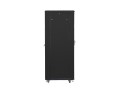 Szafa instalacyjna stojąca 19" 42U 800x800 Drzwi perforowane czarna Lanberg (flat pack) - 1325139