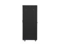 Szafa instalacyjna stojąca 19" 42U 800x800 Drzwi perforowane czarna Lanberg (flat pack) - 1325141
