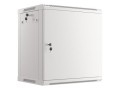Szafa instalacyjna wisząca 19" 12U 600x450 szara drzwi metalowe Lanberg (flat pack) - 1129038