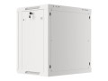 Szafa instalacyjna wisząca 19" 12U 600x450 szara drzwi metalowe Lanberg (flat pack) - 1129041