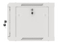 Szafa instalacyjna wisząca 19" 6U 600x450 szara drzwi metalowe Lanberg (flat pack) - 1343655