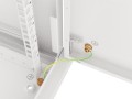 Szafa instalacyjna wisząca 19" 6U 600x450 szara drzwi metalowe Lanberg (flat pack) - 1343656