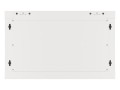 Szafa instalacyjna wisząca 19" 6U 600x450 szara drzwi metalowe Lanberg (flat pack) - 1343650