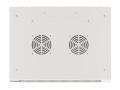 Szafa instalacyjna wisząca 19" 9U 600x450 szara drzwi metalowe Lanberg (flat pack) - 1430878