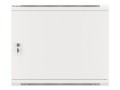 Szafa instalacyjna wisząca 19" 9U 600x450 szara drzwi metalowe Lanberg (flat pack) - 1430877