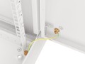 Szafa instalacyjna wisząca 19" 9U 600x450 szara drzwi metalowe Lanberg (flat pack) - 1430876