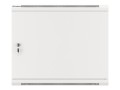 Szafa instalacyjna wisząca 19" 9U 600x600 szara drzwi metalowe Lanberg (flat pack) - 1129080