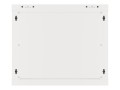 Szafa instalacyjna wisząca 19" 9U 600x600 szara drzwi metalowe Lanberg (flat pack) - 1129082