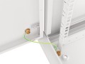 Szafa instalacyjna wisząca 19" 9U 600x600 szara drzwi metalowe Lanberg (flat pack) - 1129081