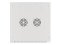 Szafa instalacyjna wisząca 19" 9U 600x600 szara drzwi metalowe Lanberg (flat pack) - 1129079