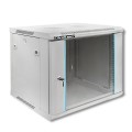 Szafa RACK Qoltec 19" | 9U | 600x450x500 | Szara | Wisząca - 1308316