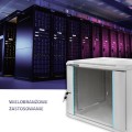 Szafa RACK Qoltec 19" | 9U | 600x450x500 | Szara | Wisząca - 1308317