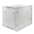 Szafa RACK Qoltec 19" | 9U | 600x450x500 | Szara | Wisząca - 1308319