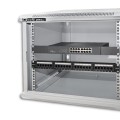 Szafa RACK Qoltec 19" | 9U | 600x450x500 | Szara | Wisząca - 1308324