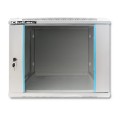 Szafa RACK Qoltec 19" | 9U | 600x450x500 | Szara | Wisząca - 1308320