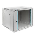 Szafa RACK Qoltec 19" | 9U | 600x500x600 | Szara | Wisząca - 1128700