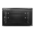 Szafa RACK Qoltec 19" | 6U | 600x370x600 | Perforowane drzwi| Wisząca - 1170967